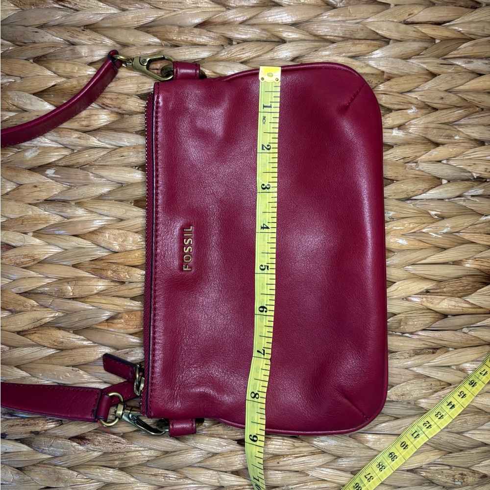 Fossil Red Leather Purse - Picture 11 of 16